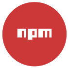 Логотип npm